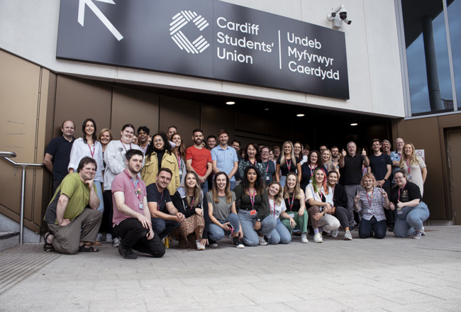 Llun grwp Undeb Myfyrwyr Caerdydd